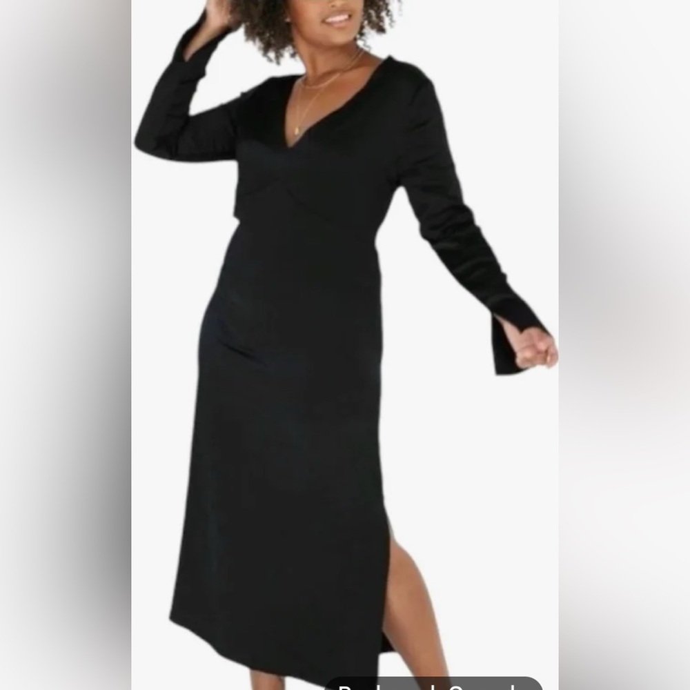 Smash + Tess Sloane midnight black maxi dress